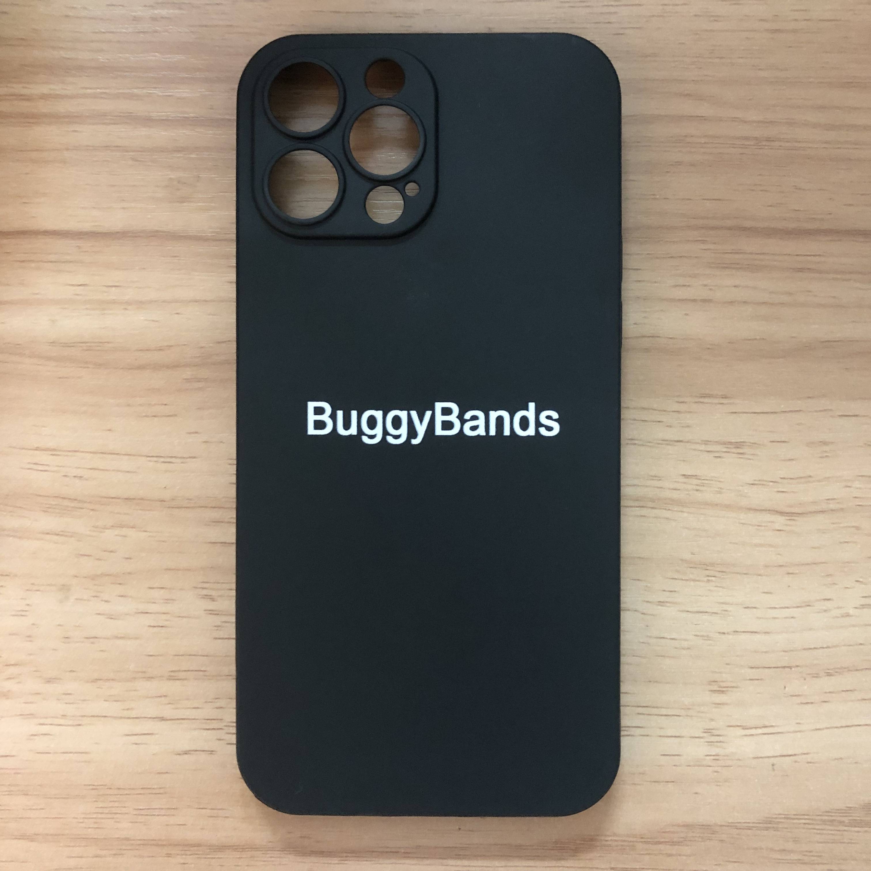 BuggyBands Silicone Cell Phone Case for iPhone 13 Pro Max Silky-Soft Touch Full-Body 6.7inch Protective Case Shockproof Cover with Microfiber Lining (Black)